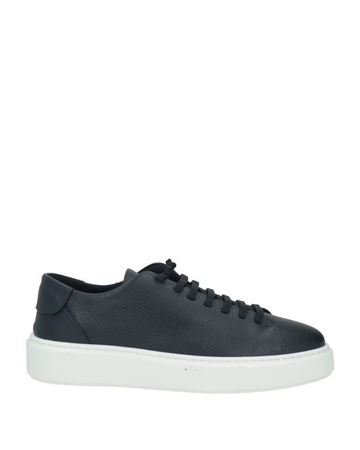 Fabiano Ricci Blue Midnight Sneakers Leather for men