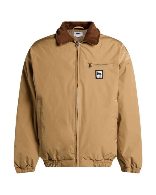 Obey Brown Jacket for men