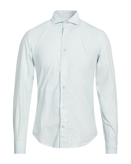 Eleventy Blue Platinum Shirt Cotton for men