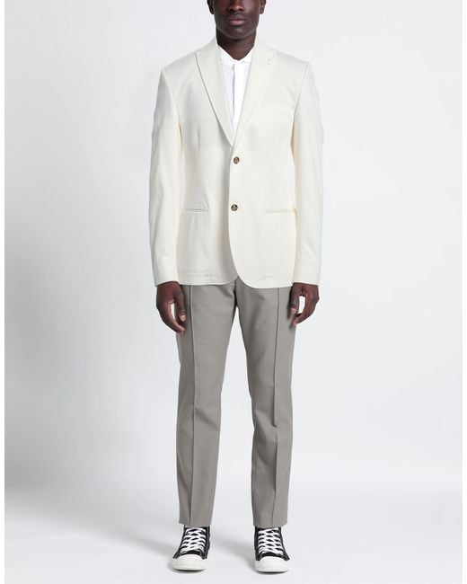 Daniele Alessandrini White Blazer for men