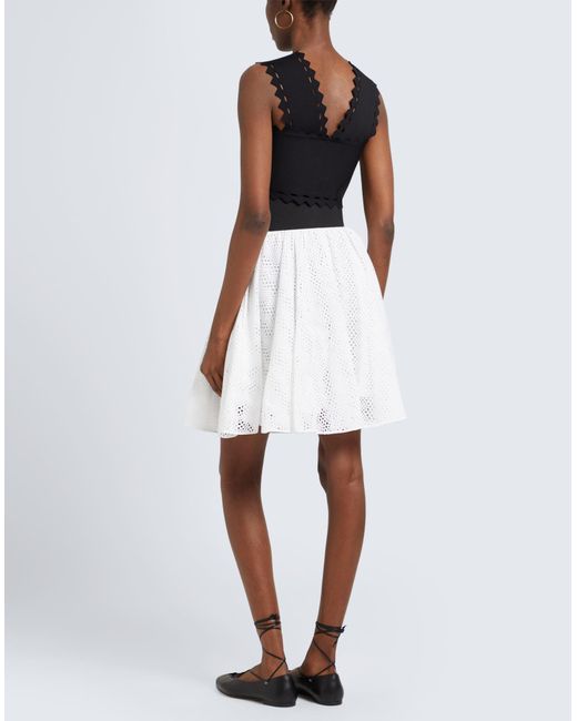 Alaïa White Mini Skirt