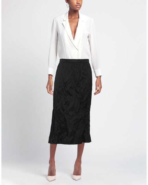 Dior Black Midi Skirt