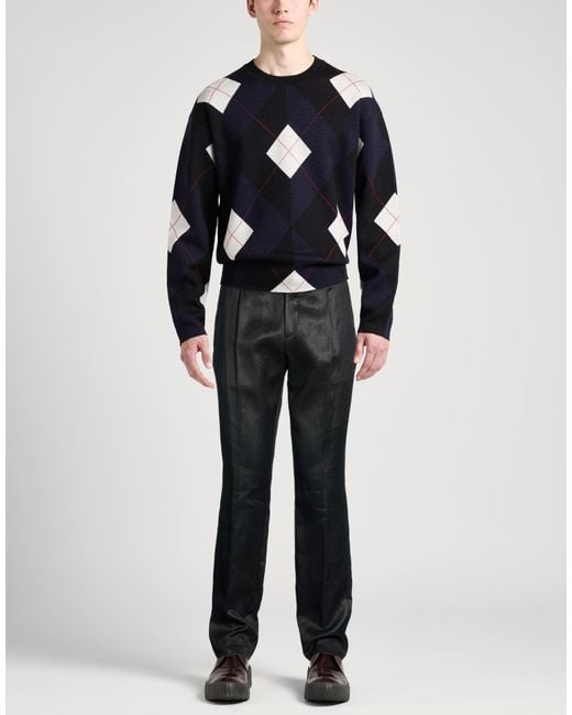Lardini Black Pants Linen for men