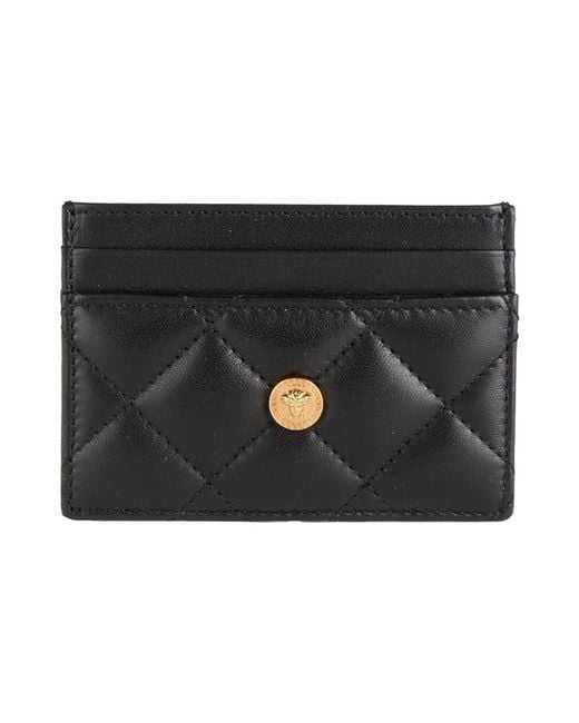 Versace Black Cardholder Lambskin