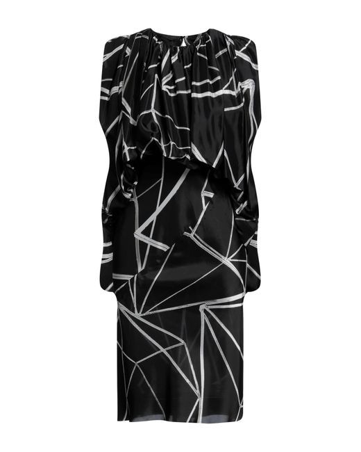Rick Owens Black Midi Dress