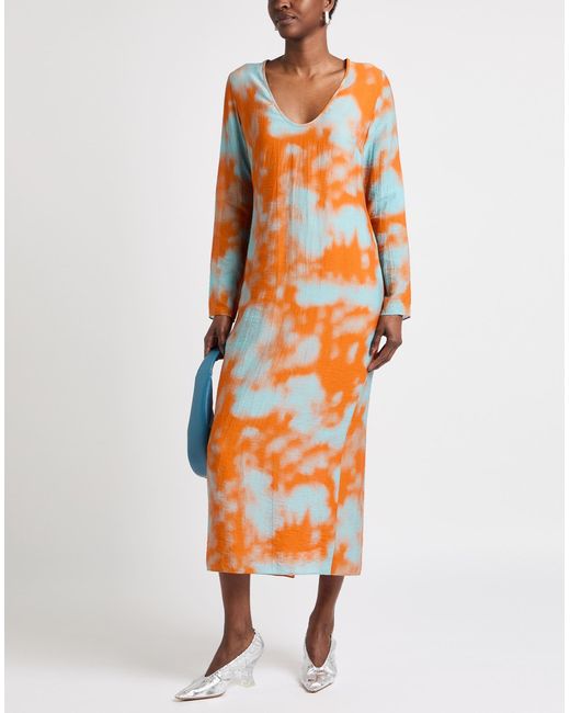 Samsøe & Samsøe Orange Maxi Dress