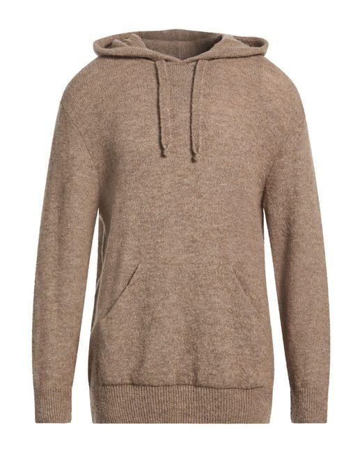 Officina 36 Brown Sand Sweater Wool, Acrylic, Polyamide, Polyester for men