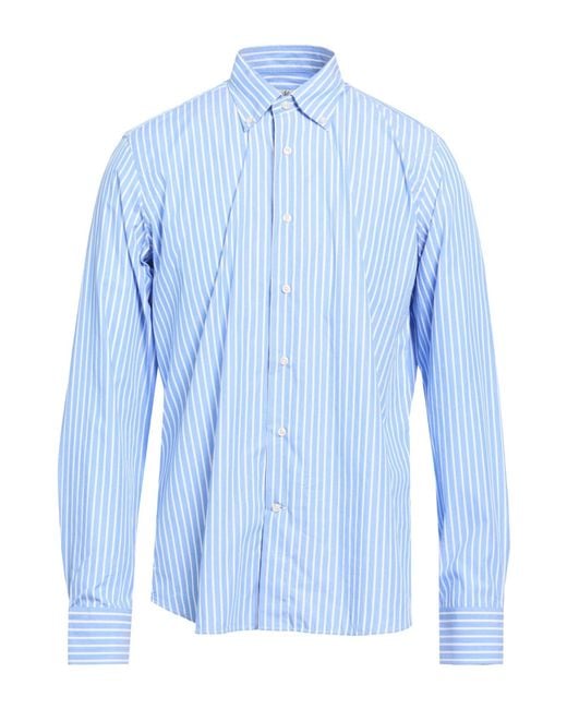 Alea Blue Azure Shirt Cotton for men