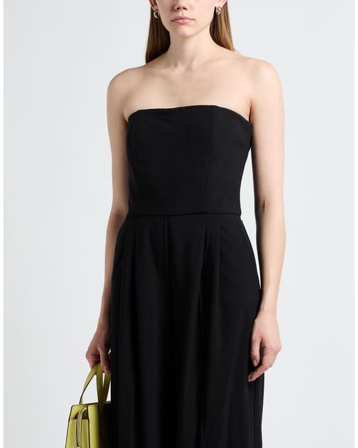 Liu Jo Black Jumpsuit Polyester, Viscose, Elastane