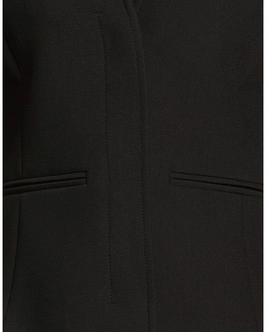 Courreges Black Jacket Viscose, Polyamide, Wool, Elastane