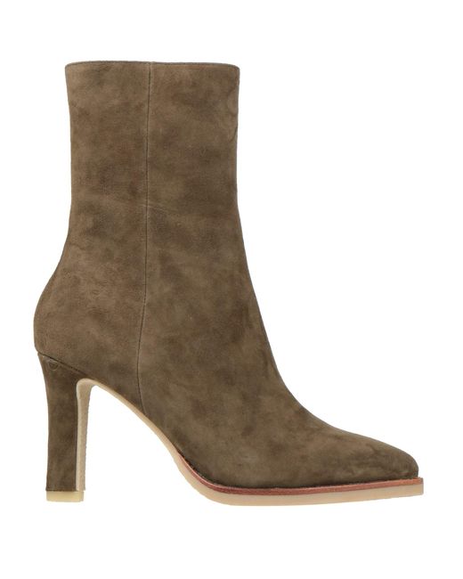 Lola Cruz Brown Ankle Boots