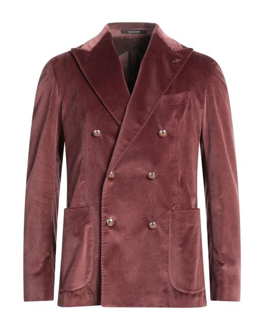 Tagliatore Red Blazer for men