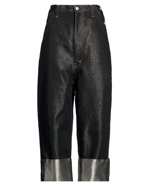 Junya Watanabe Black Jeans Cotton, Cupro, Polyester