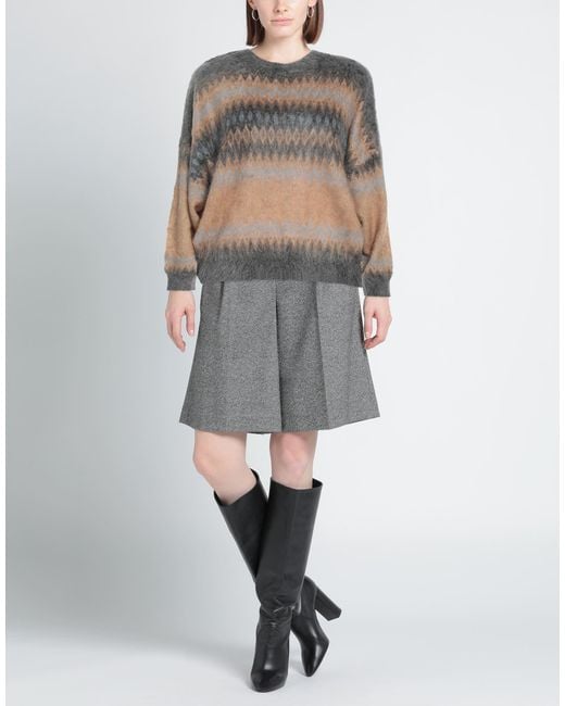 Brunello Cucinelli Gray Sweater