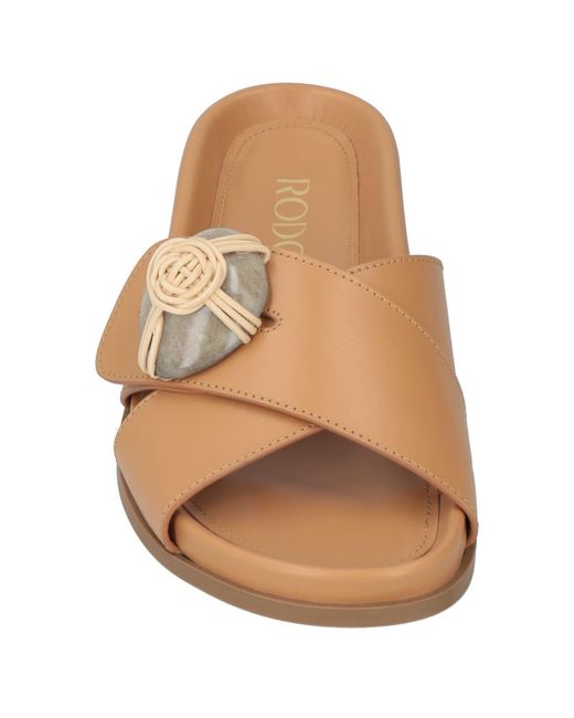 Rodo Brown Sandals Leather