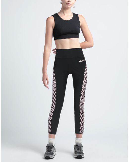 Versace Black Leggings