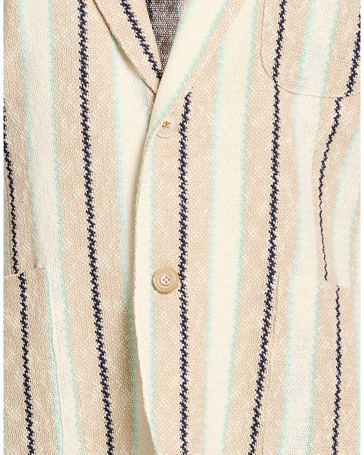 Bob Natural Blazer Cotton, Polyester for men