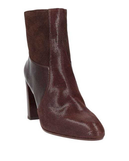 Chie Mihara Brown Ankle Boots Leather