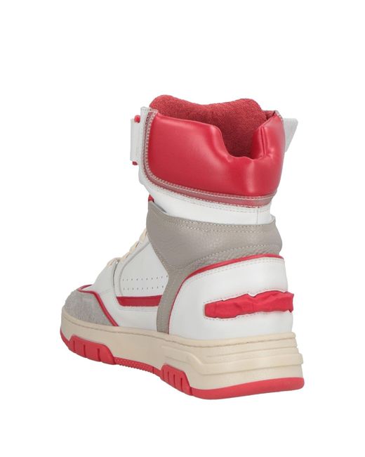 MSGM Pink Sneakers Leather for men