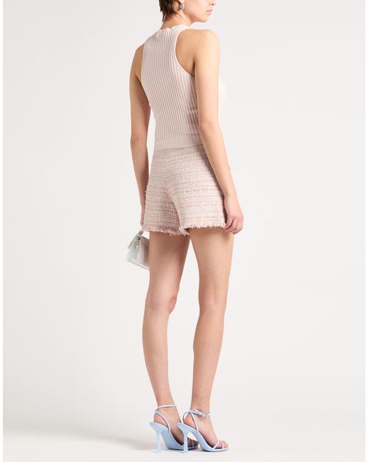 Versace Pink Shorts & Bermuda Shorts Cotton, Polyamide, Polyester