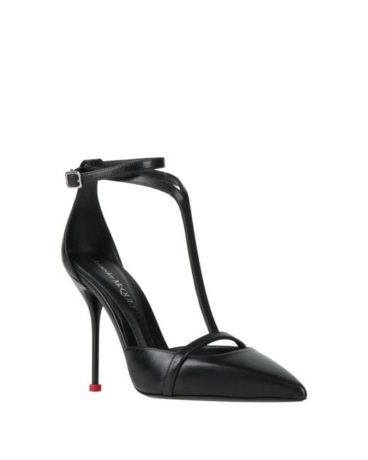 McQueen Black Pumps Leather