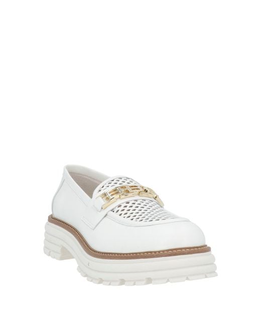 Baldinini White Loafers