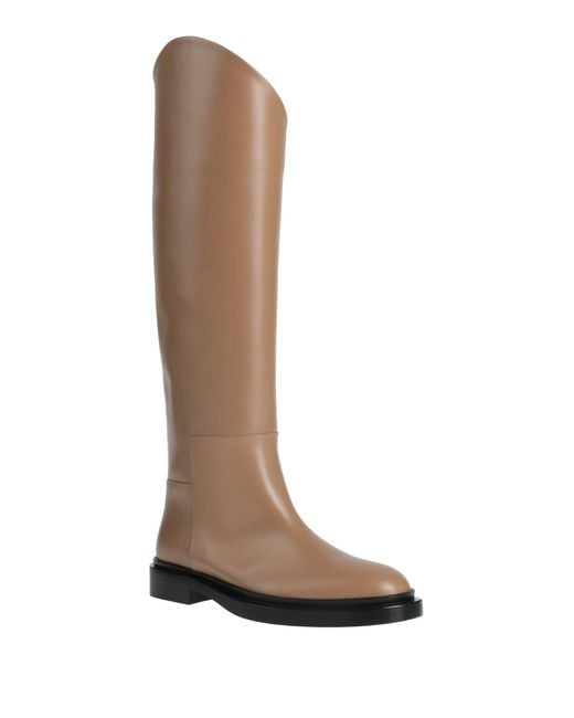 Jil Sander Brown Boot