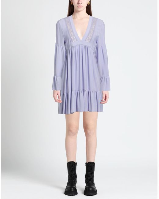 Jucca Purple Mini Dress