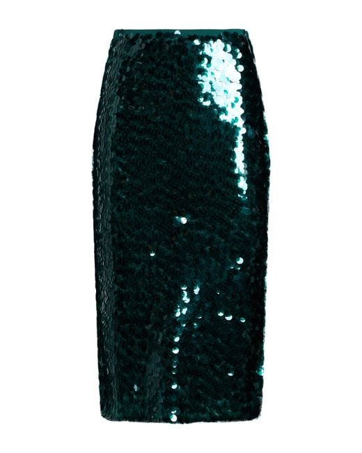 Patrizia Pepe Green Midi Skirt