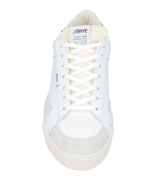 Strype White Trainers for men