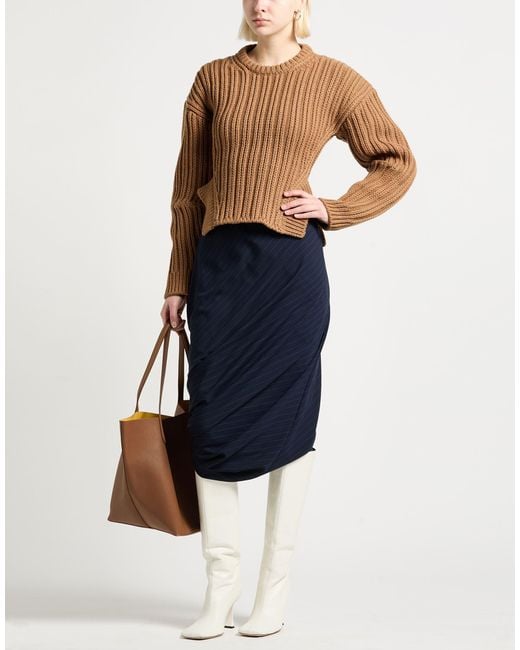 Tod's Brown Camel Sweater Wool, Cashmere