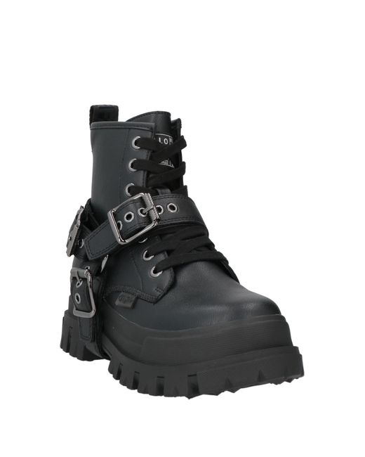 Buffalo Black Ankle Boots