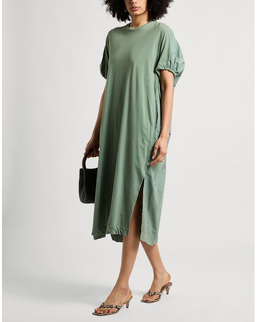 Vestido midi Roberto Collina de color Green