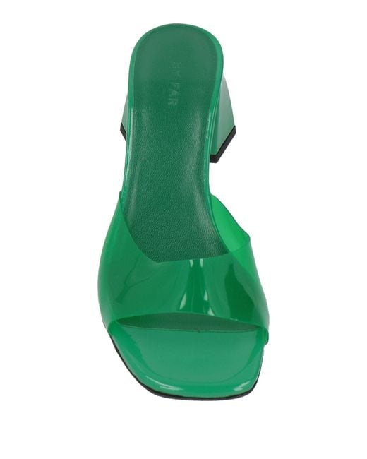 By Far Green Sandals