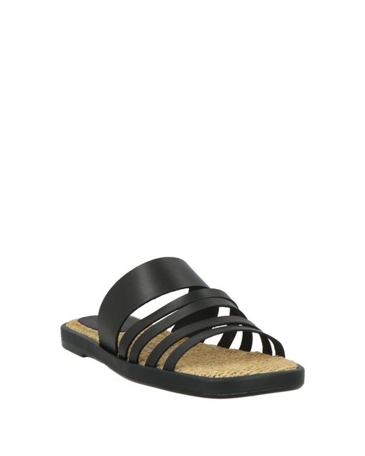 Castaner Black Sandals
