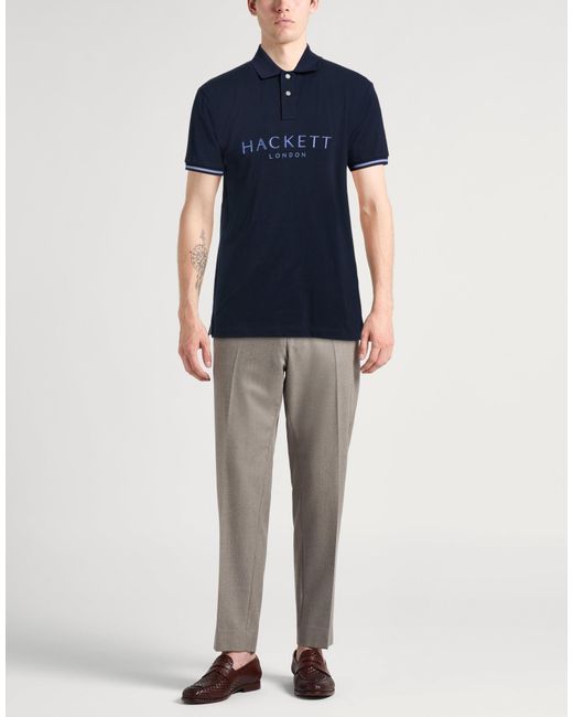 Polo Hackett de hombre de color Blue