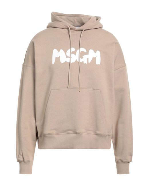 MSGM Natural Sweatshirt for men