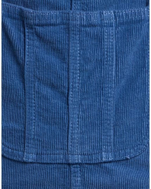 Please Blue Overalls Cotton, Elastane