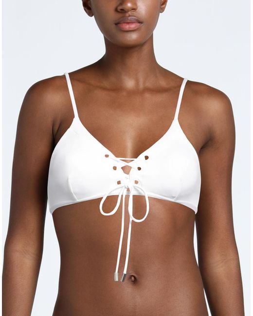 Top de bikini Melissa Odabash de color White
