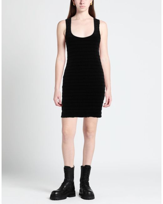 Ganni Black Mini Dress