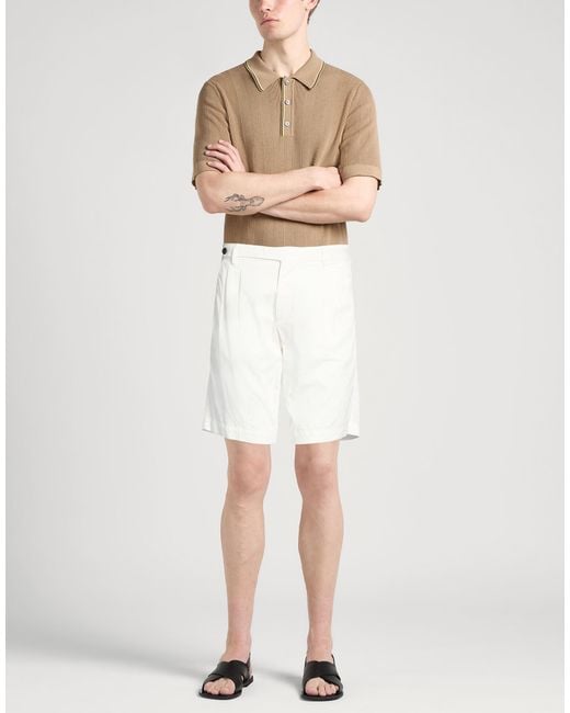 Eleventy White Shorts & Bermuda Shorts for men