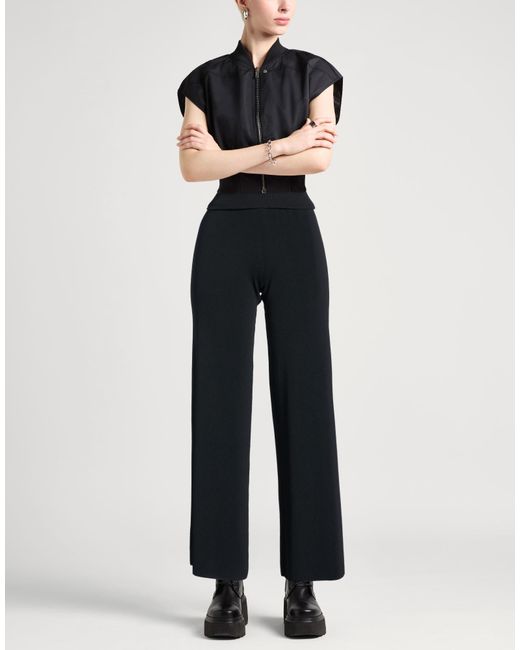 Isabel Benenato Blue Pants Viscose, Polyester