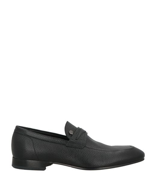 Giovanni Conti Black Loafers Leather for men