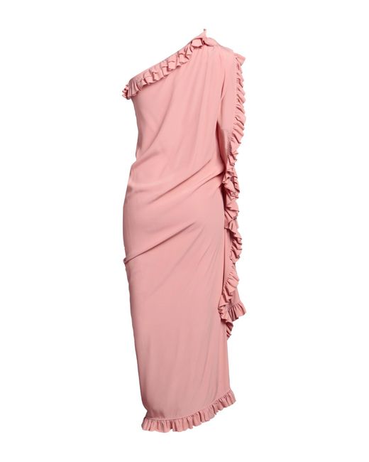 Dries Van Noten Pink Midi Dress