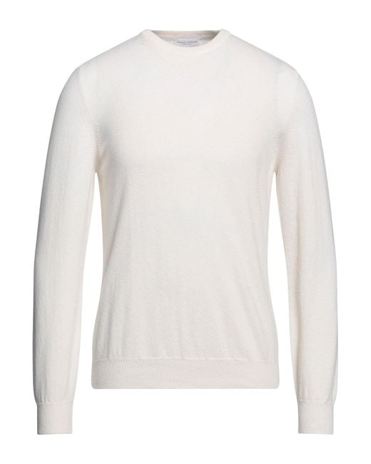 FRANZ KRALER White Jumper for men