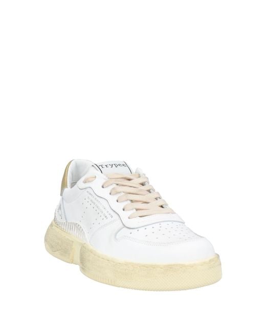 TRYPEE White Sneakers Leather