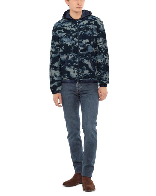 DIESEL Blue Jacket for men