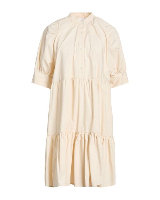 Shirtaporter Natural Mini Dresses