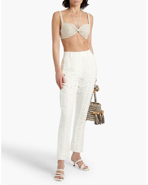 Aje. White Trouser