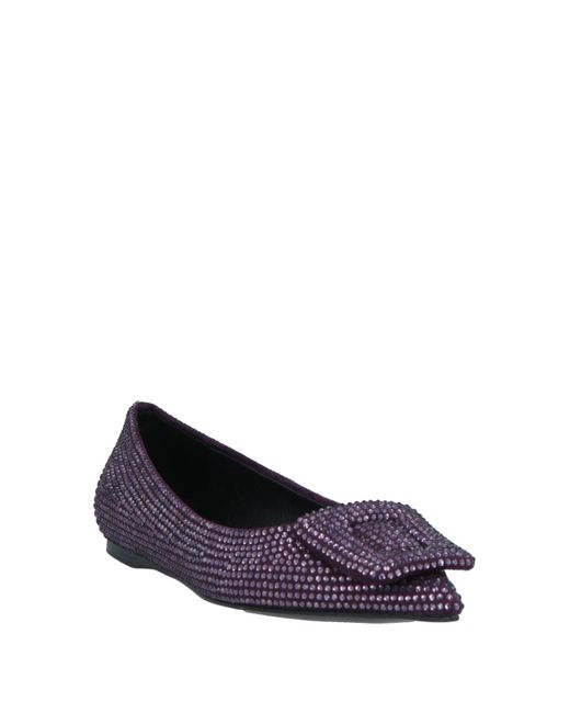 Bibi Lou Purple Ballet Flats